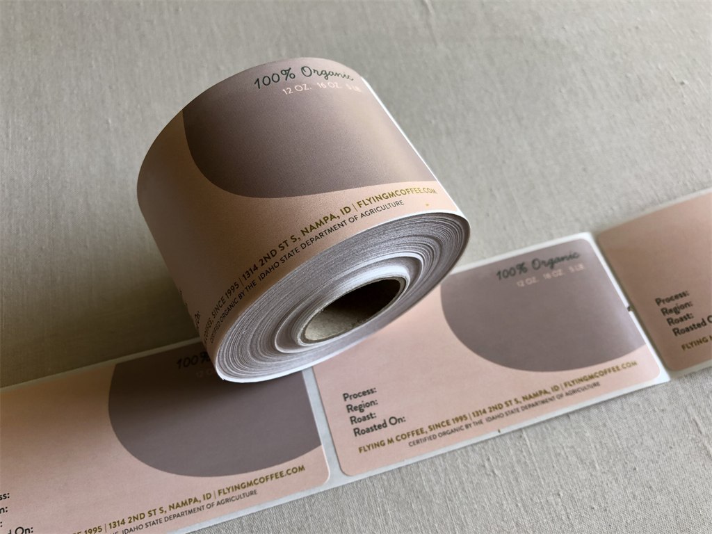 Custom Regular Paper Sticker Label for Thermal Printer