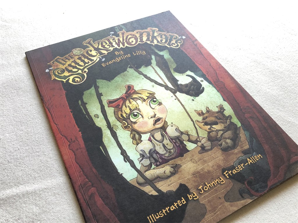 100% Recycled PCW with Soy-base Inks Graphic Novel courtesy Evangeline Lilly
