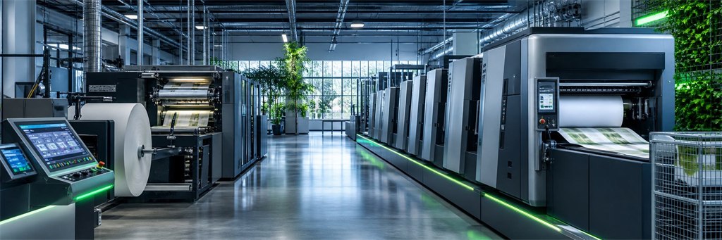 High-tech printing operation